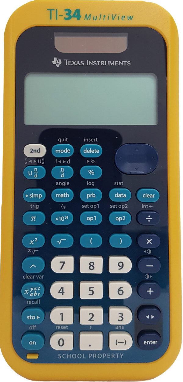 TI34 MultiView Scientific Calculator, 16Digit LCD National Office